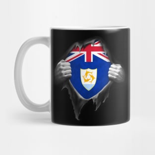 Anguilla Flag Anguillan Roots DNA Pride Gift Mug